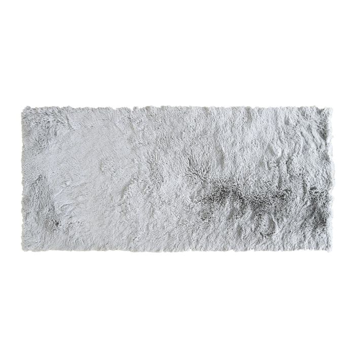 DKD Home Decor Alfombra Urban gris de poliéster antideslizante 175 x 75 cm (2 Unidades)