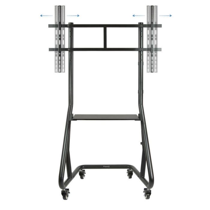 TooQ FS20200M-B - Soporte de Suelo TV/Monitor con Ruedas para Pantallas 60"-105", 100kg, Ajustable en Altura, Negro 2 TooQ FS20200M-B - Soporte de Suelo TV/Monitor con Ruedas para Pantallas 60"-105", 100kg, Ajustable en Altura, Negro 2