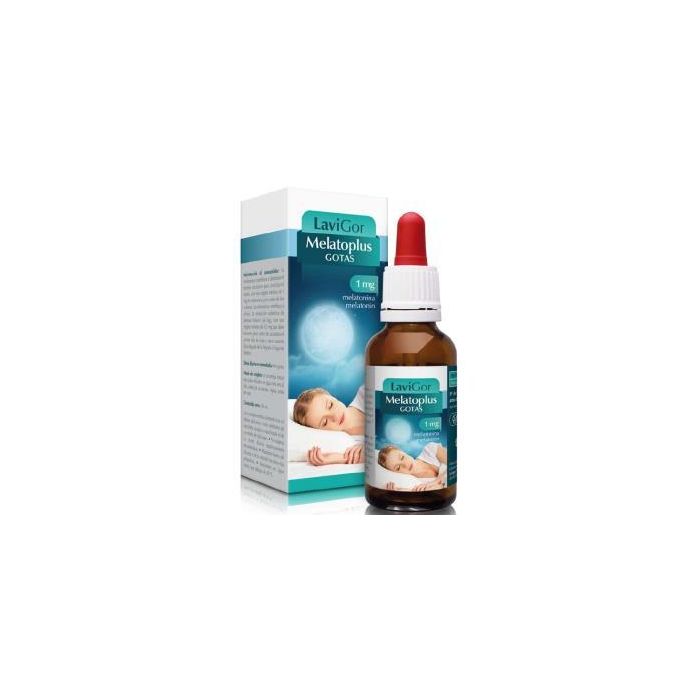 Melatoplus Melatonina 1mg Gotas 30ml - Ayuda a conciliar el sueño y para Jet-Lag