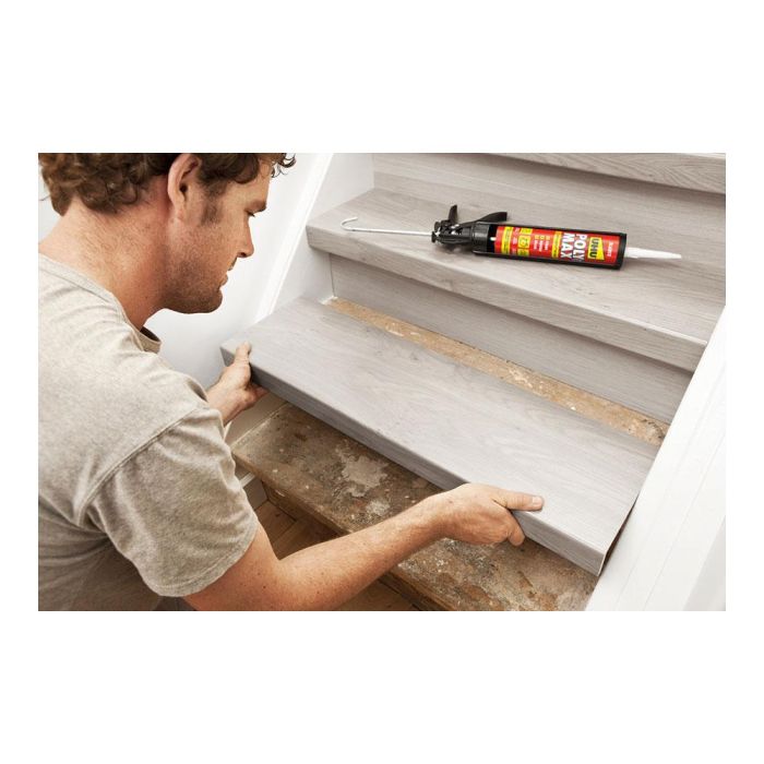 Uhu Poly max® express Adhesivo y Sellador de Montaje Blanco 425 g Referencia 6310630 Super rápido, extra fuerte 1