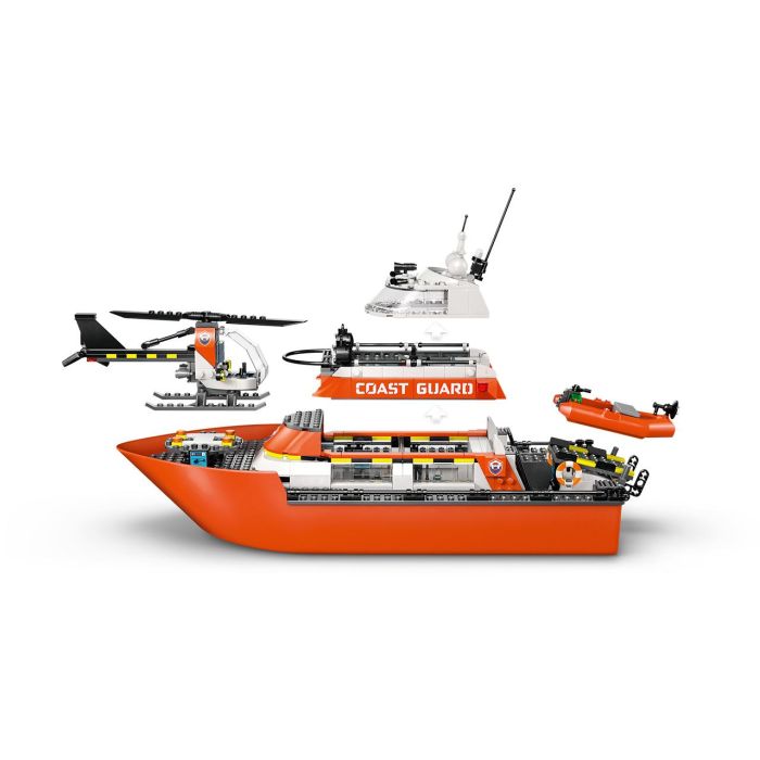 LEGO City Barco y Helicóptero de Guardacostas 60504, Juguete de Construcción con 742 Piezas para Niños +7 Años 6 LEGO City Barco y Helicóptero de Guardacostas 60504, Juguete de Construcción con 742 Piezas para Niños +7 Años 6