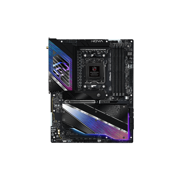 ASRock MK X870E NOVA WiFi Placa Base ATX AMD X870E Socket AM5 DDR5 Wi-Fi 7 90-MXBPX0-A0UAYZ