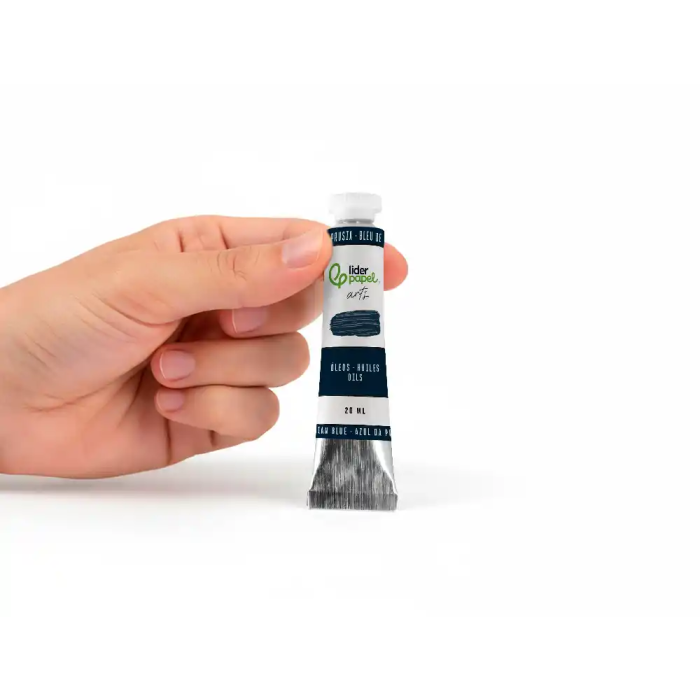 Liderpapel Pintura al Óleo Tubo Aluminio 20 ml Azul de Prusia 4