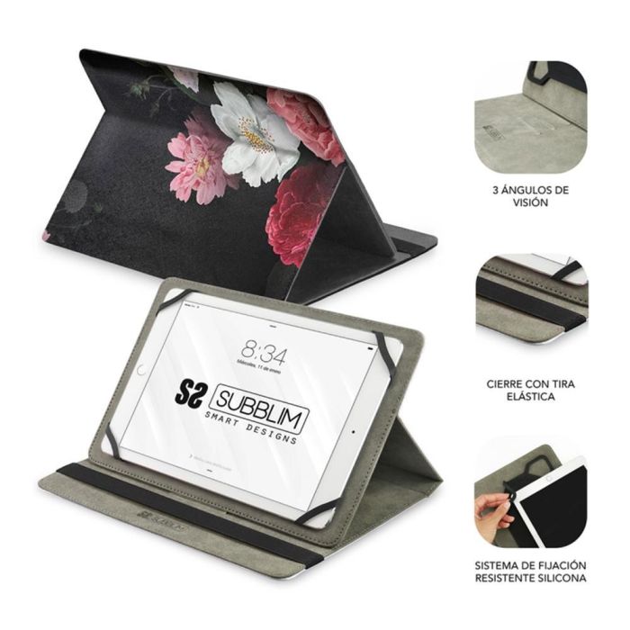 SUBBLIM funda de tablet Trendy Case Rosas 11" 1 SUBBLIM funda de tablet Trendy Case Rosas 11" 1
