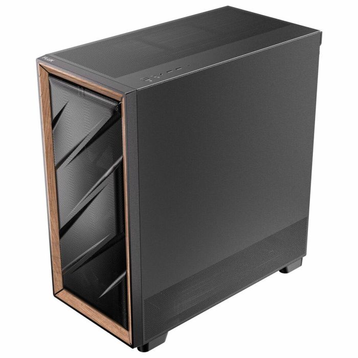 ANTEC FLUX SE Midi Tower para PC, Negro y Madera 2
