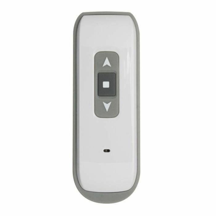 France Combi Persiana Enrollable de Aluminio Termolacado con Aislamiento, H. 140 x W. 120 cm, Motor Eléctrico por Radio Inalámbrico, Blanco 1