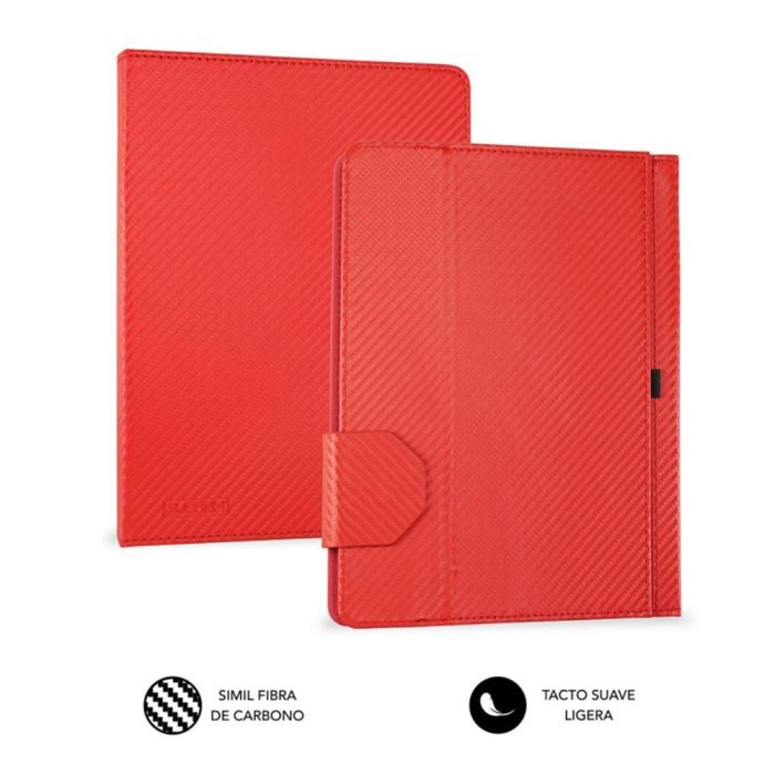 SUBBLIM Funda con Teclado Micro USB - USB C KEYTAB PRO USB 10,1" Red 1 SUBBLIM Funda con Teclado Micro USB - USB C KEYTAB PRO USB 10,1" Red 1