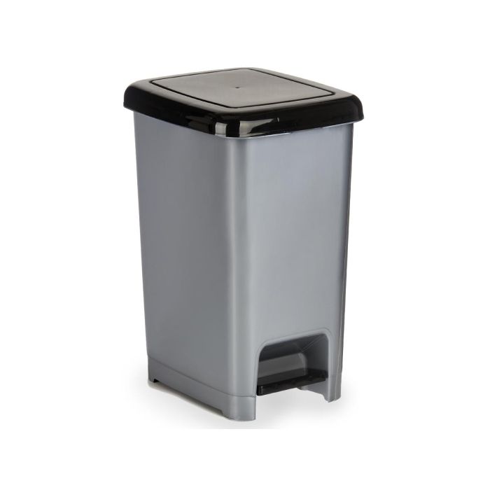 Papelera de Reciclaje con Pedal 25L Negro - Arte Regal 37x47x26 cm (8 Unidades) 1 Papelera de Reciclaje con Pedal 25L Negro - Arte Regal 37x47x26 cm (8 Unidades) 1