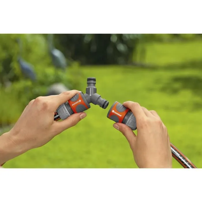 Gardena 18287-20 Kit de derivación para manguera 13 mm (1/2") - 15 mm (5/8") con 3 conectores 1