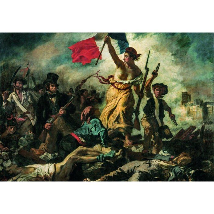 CLEMENTONI Puzzle La Libertad guiando al pueblo Delacroix Museum 1000 piezas 70x50cm