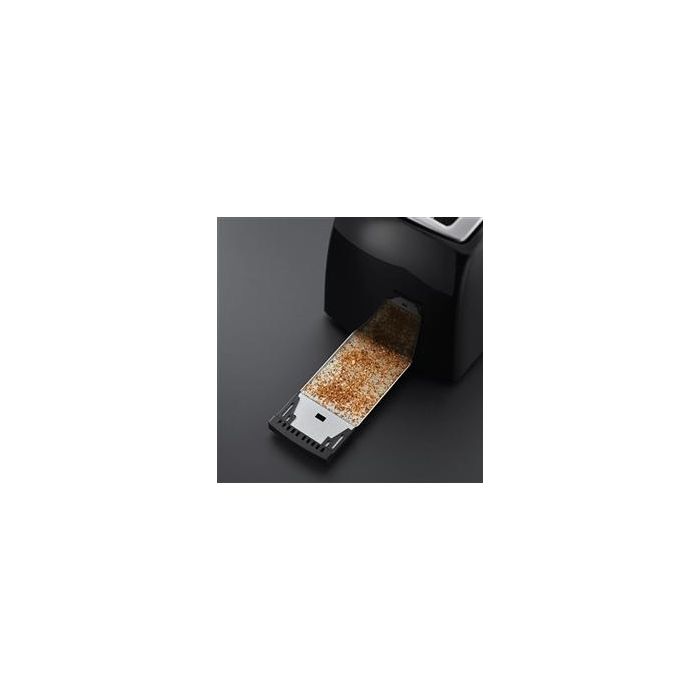 Russell Hobbs 22601-56 Tostador Textures Plus, Negro Mate/Alto Brillo, Ranuras Extra Largas, Función Pan Congelado, Ajuste de Tueste 3 Russell Hobbs 22601-56 Tostador Textures Plus, Negro Mate/Alto Brillo, Ranuras Extra Largas, Función Pan Congelado, Ajuste de Tueste 3