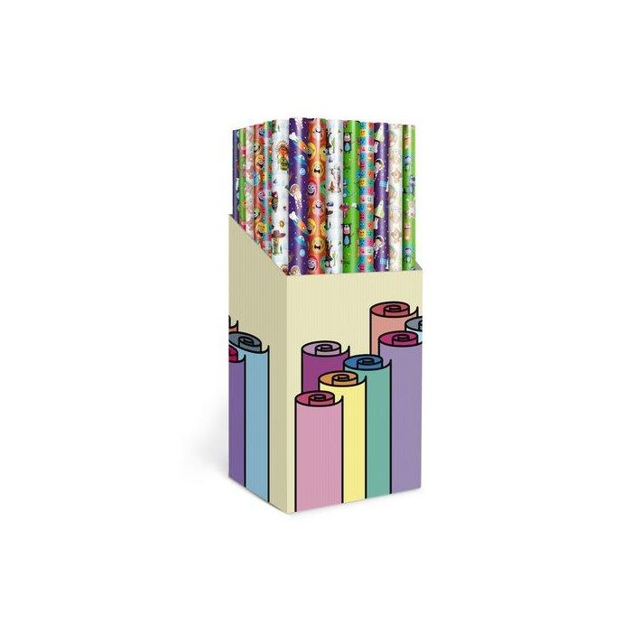 Papel De Regalo Rollo Tv 0,7X2 M (Caja De 60) Deluxe Infantil