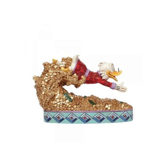 Enesco Figura Disney Clásicos Tío Gilito, Resina de Piedra, Pintada a Mano, 14 cm 2 Enesco Figura Disney Clásicos Tío Gilito, Resina de Piedra, Pintada a Mano, 14 cm 2