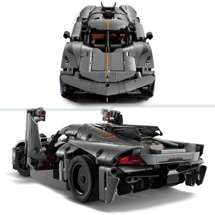 LEGO Technic 42173 Hypercar Koenigsegg Jesko Absolut gris - Juego de construcción 2 LEGO Technic 42173 Hypercar Koenigsegg Jesko Absolut gris - Juego de construcción 2