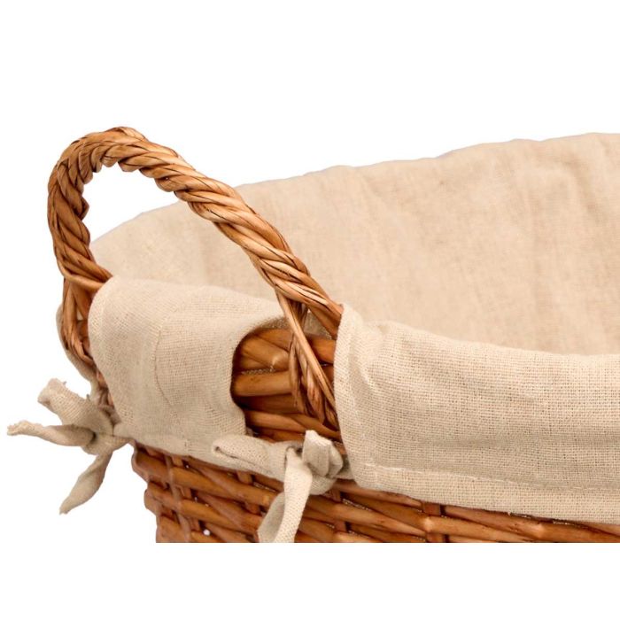 Cesto Asas Mimbre Redondo Kipit 51X28CM (12 Unidades) 3 Cesto Asas Mimbre Redondo Kipit 51X28CM (12 Unidades) 3
