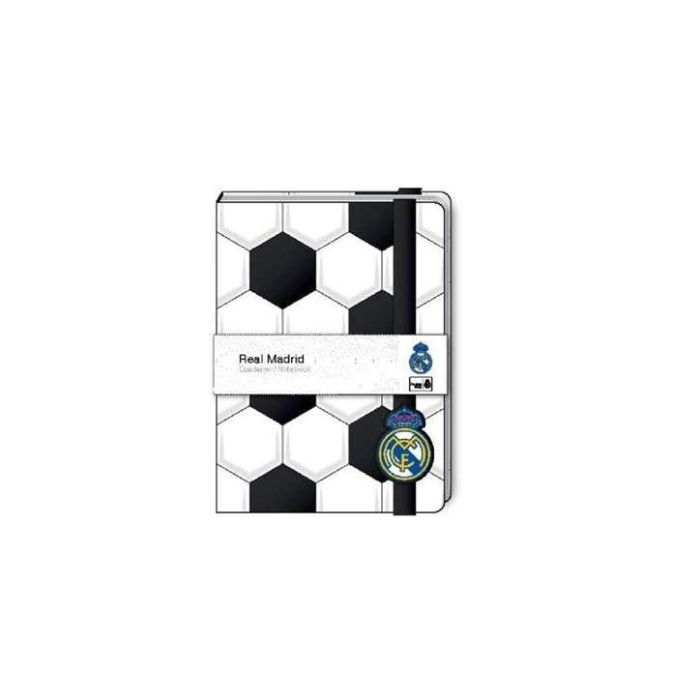 Real Madrid Cuaderno Acolchado Blanco 15x21x3 cm 0 Real Madrid Cuaderno Acolchado Blanco 15x21x3 cm 0