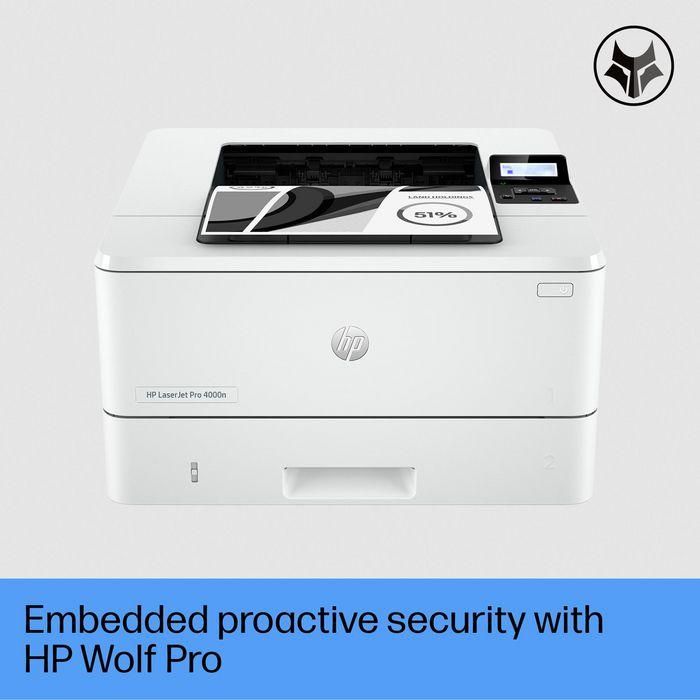 HP 4002dn Impresora Láser LaserJet Pro para Oficina Productividad Máxima, Impresión Ultrarrápida y Gestión Sencilla con Seguridad Dinámica 11 HP 4002dn Impresora Láser LaserJet Pro para Oficina Productividad Máxima, Impresión Ultrarrápida y Gestión Sencilla con Seguridad Dinámica 11