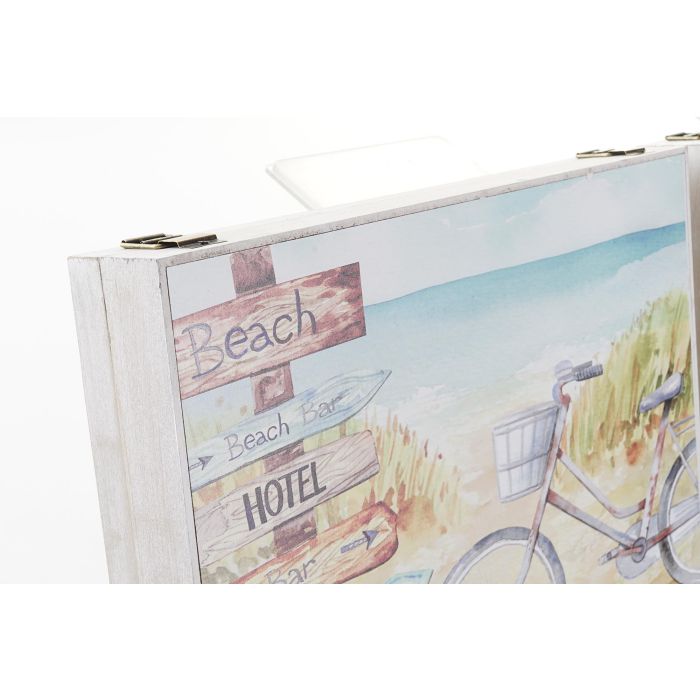 DKD Home Decor Tapa Contador Mediterráneo Playa MDF Multicolor 46.5 x 6 x 31.5 cm (2 Unidades) 1 DKD Home Decor Tapa Contador Mediterráneo Playa MDF Multicolor 46.5 x 6 x 31.5 cm (2 Unidades) 1