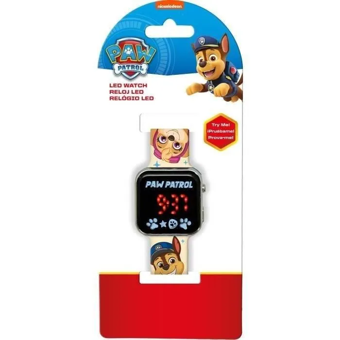 KIDS LICENSING Reloj LED Patrulla Canina Paw Patrol Infantil 1