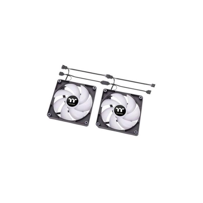 Thermaltake CT120 ARGB Sync PC Carcasa del ordenador Ventilador Negro, Blanco 2 pieza(s) 2 Thermaltake CT120 ARGB Sync PC Carcasa del ordenador Ventilador Negro, Blanco 2 pieza(s) 2