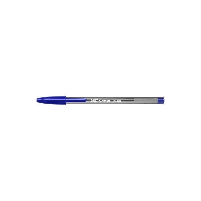 Bic Bolígrafo Cristal Large Azul Caja 50 Ud 4 Bic Bolígrafo Cristal Large Azul Caja 50 Ud 4