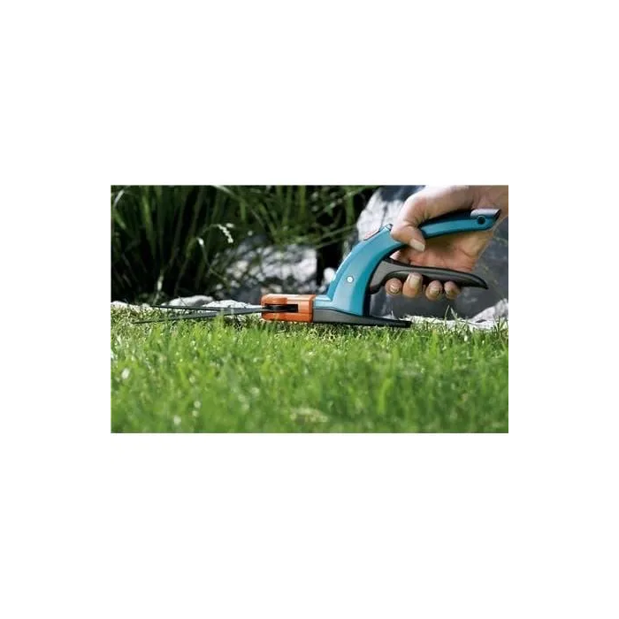 Gardena Cizalla de Hierba Ajustable Comfort con Cuchillas Giratorias 360° y Zapata Guía