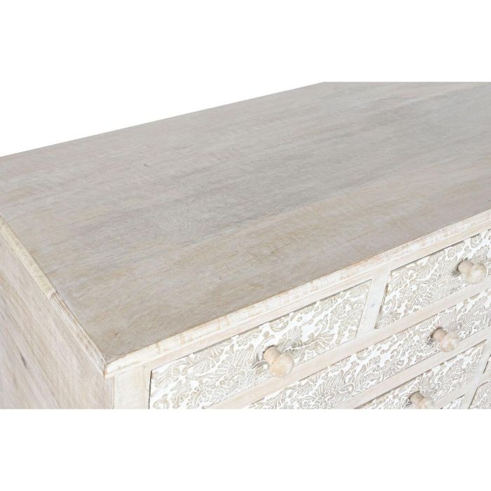 Comoda Romantico DKD Home Decor Blanco Natural 41 x 75 x 145 cm 6