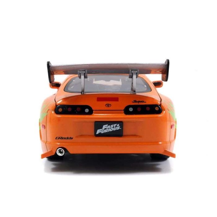 Coche metal supra fast&furious con figura brian escala 1:24 3 Coche metal supra fast&furious con figura brian escala 1:24 3