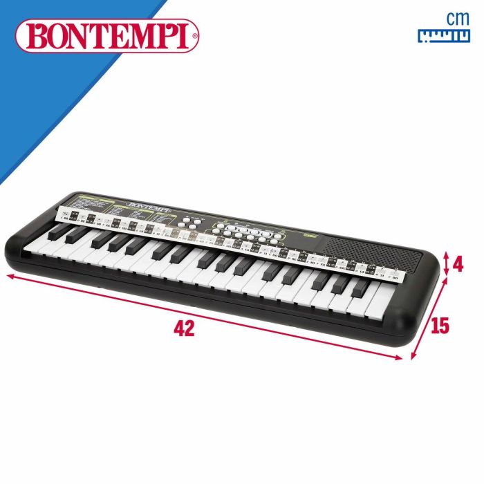 Teclado 37 Teclas Bontempi 42 x 4 x 15 cm (6 Unidades) 3 Teclado 37 Teclas Bontempi 42 x 4 x 15 cm (6 Unidades) 3