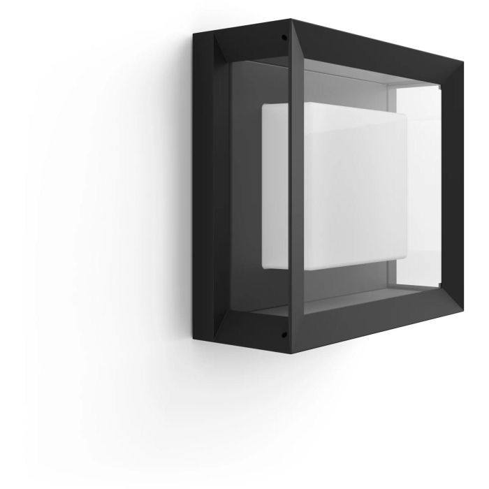 Philips HUE Econic LED Wandleuchte. quadratisch. schwarz 2