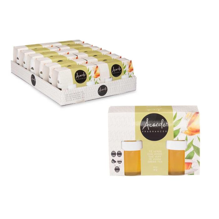 Set 2 Ambientadores Gel 140Gr X 2 Te Verde Acorde 14X10CM (24 Unidades) 2 Set 2 Ambientadores Gel 140Gr X 2 Te Verde Acorde 14X10CM (24 Unidades) 2