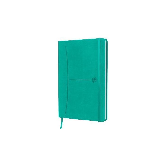 Oxford Cuaderno Cosido Signature 104H A5 Dots 5x5 Cierre C-Goma Tapa Extradura Turquesa Oxford Cuaderno Cosido Signature 104H A5 Dots 5x5 Cierre C-Goma Tapa Extradura Turquesa
