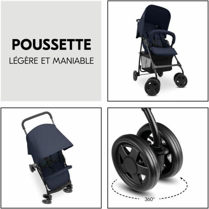 Carro de Paseo para Bebé Hauck Azul oscuro 4
