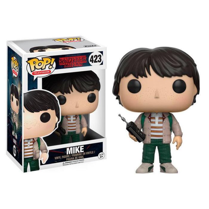 Funko POP! Stranger Things Mike with Walkie Talkie Figura de Vinilo 9cm