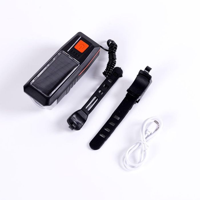 Luz Delantera Bicicleta LED 2 Niveles Sensor Batería USB - Anti Deslumbramiento 3