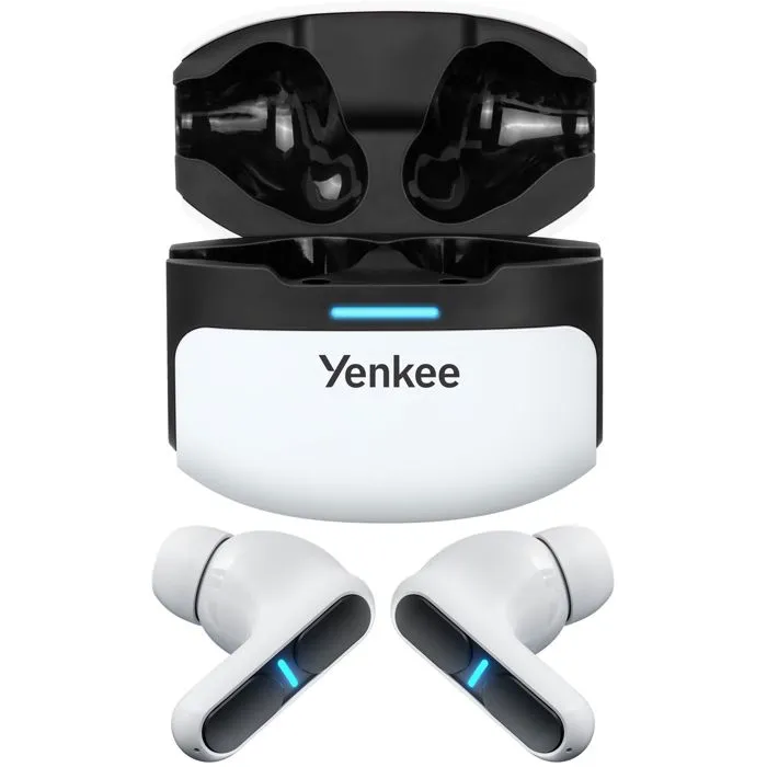 Yenkee Auriculares Inalámbricos Recargables TWS EVEPODS PRO YHP 09BT WE 5