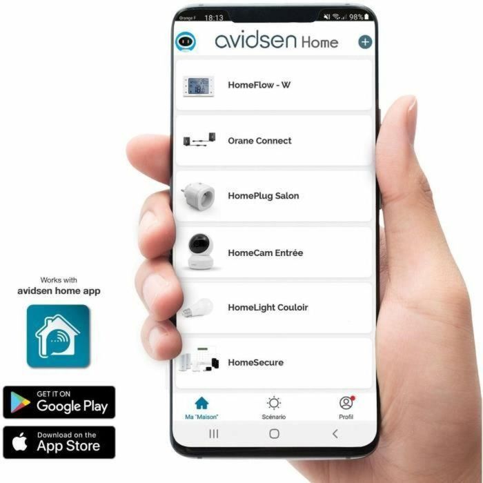 Avidsen 114202 Motorización Orane Connect para cancelas batientes, brazos articulados, Wi-Fi, 500 kg, 5 m, con mandos y fotocélulas 2