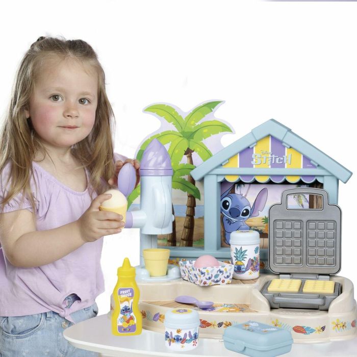 Smoby Stitch Beach Bar Playset, Set de Juego Temático de Playa con 12 Accesorios, para Niños de 3 Años 4 Smoby Stitch Beach Bar Playset, Set de Juego Temático de Playa con 12 Accesorios, para Niños de 3 Años 4
