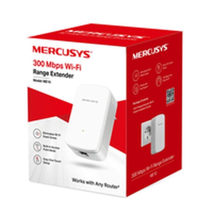 MERCUSYS ME10 Repetidor de red Blanco 300 Mbit/s 8 MERCUSYS ME10 Repetidor de red Blanco 300 Mbit/s 8