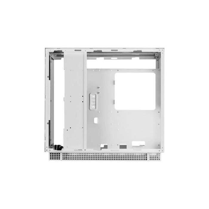 Mars Gaming MC-NOVA3 Caja Gaming Torre Custom XXL de Aluminio Aeroespacial Triple Cristal Cromado E-ATX Blanca y Plateada 1