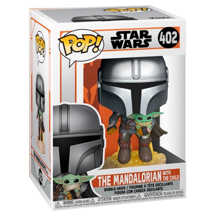 Funko 50959 Pop! Star Wars: The Mandalorian Volando con Propulsor - Figura Coleccionable de Vinilo de 9 cm 2 Funko 50959 Pop! Star Wars: The Mandalorian Volando con Propulsor - Figura Coleccionable de Vinilo de 9 cm 2