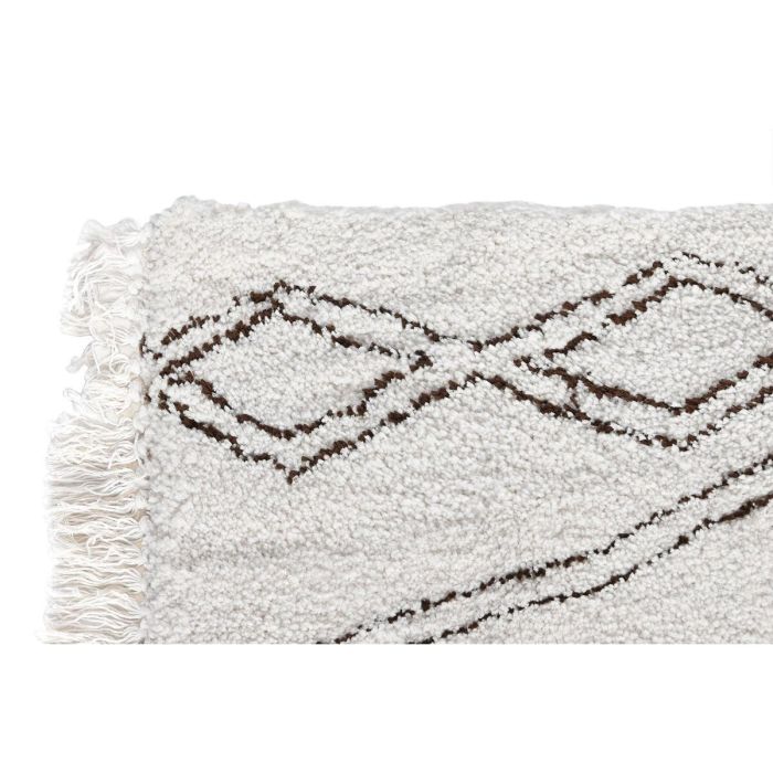 Alfombra Boho DKD Home Decor Beige 140 x 0 x 200 cm 4 Alfombra Boho DKD Home Decor Beige 140 x 0 x 200 cm 4