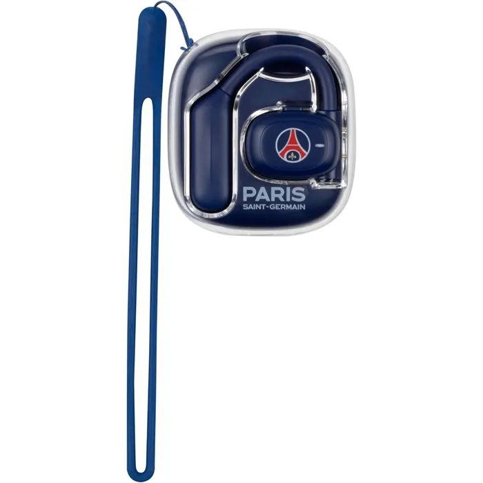 Konix Auriculares Deportivos Inalámbricos PSG Bluetooth 5.3 - Transductores 16.2 mm, 12 Horas Batería, Alcance 10 m, Azul - Ref. KON3328170300162