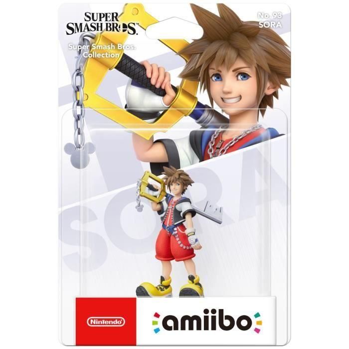 Figura Amiibo - Sora N°93 Colección Super Smash Bros. Figura Amiibo - Sora N°93 Colección Super Smash Bros.