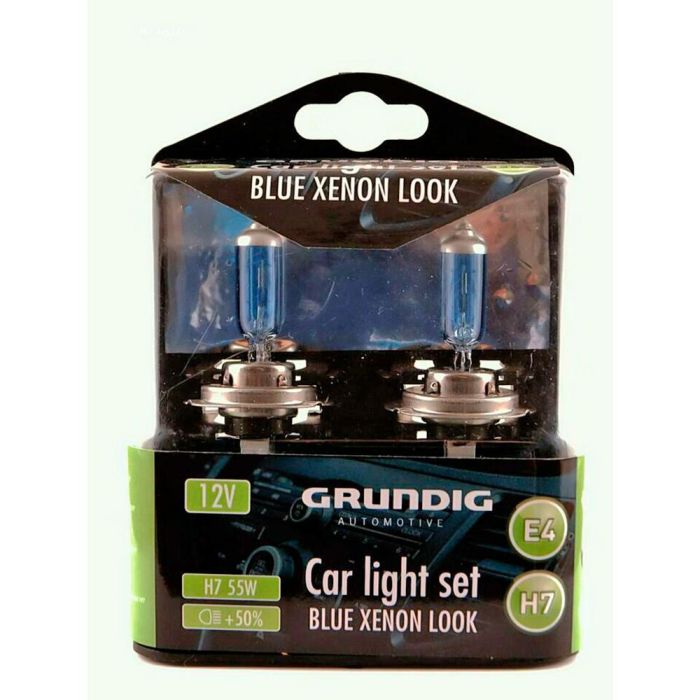 Grundig Set 2 bombillas para coche H4 Xenon 12V 55W P43T 1 Grundig Set 2 bombillas para coche H4 Xenon 12V 55W P43T 1
