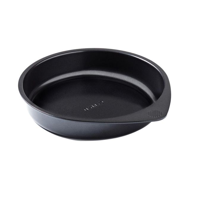 Molde para Tartas Pyrex Magic Negro Metal Redondo Ø 26 cm 6 Unidades 1