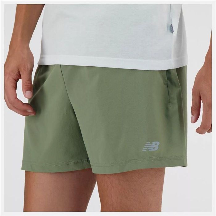 Pantalones Cortos Deportivos para Hombre New Balance Sport Essentials 5 Verde oscuro 7-8 Años 2