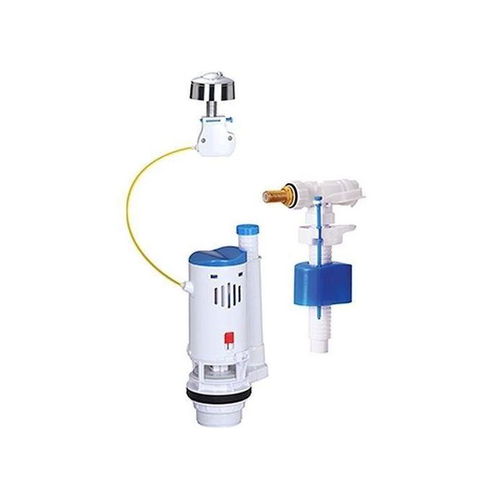 Edouard Rousseau ROU3047404210977 Kit Mecanismo Inodoro 3/6L Certificado NF Robusto Silencioso y Fiable