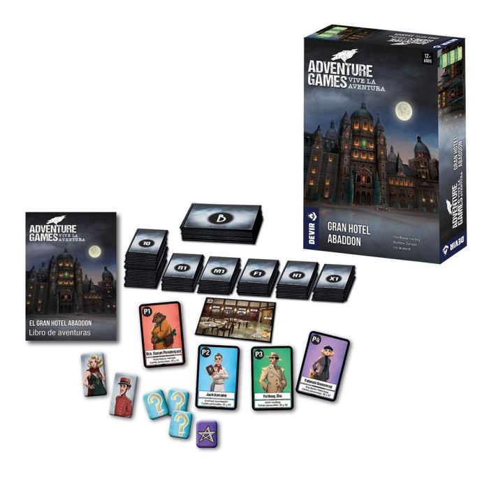 Devir Adventure Games: Gran Hotel Abaddon Juego de Mesa Cooperativo de Investigación y Aventuras para 1-4 Jugadores 2 Devir Adventure Games: Gran Hotel Abaddon Juego de Mesa Cooperativo de Investigación y Aventuras para 1-4 Jugadores 2