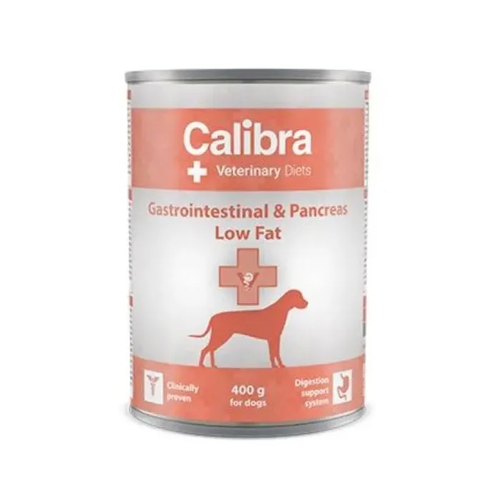 Calibra Vet Diet Dog Gastrointestinal Low Fat - Alimento para perros con problemas digestivos, 6x400 gr Calibra Vet Diet Dog Gastrointestinal Low Fat - Alimento para perros con problemas digestivos, 6x400 gr